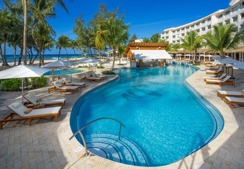 Sandals Barbados beachfront pool