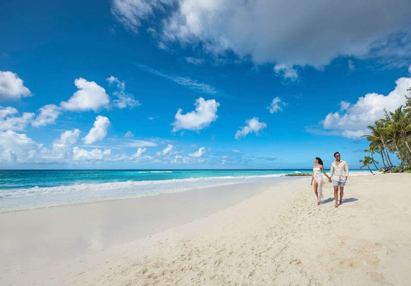 Sandals Barbados Couple on Beach